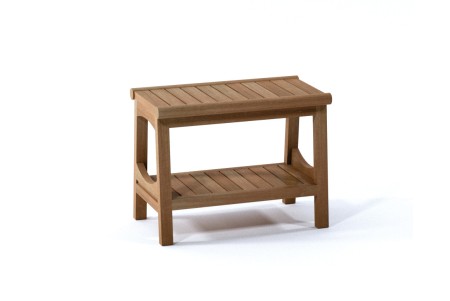 24" Perth Teak Shower Bench with Shelf 24" Perth Teak Shower Bench with Shelf