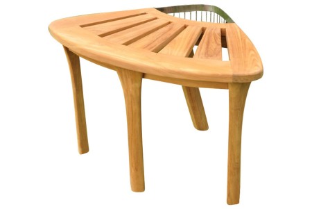 26" Teak Corner Stool 26" Teak Corner Stool