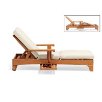 Teak Caranas Chaise Lounger
