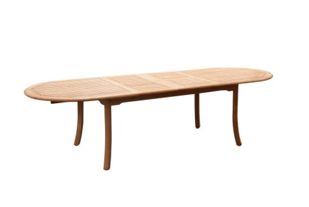 117" Double Extension Oval Dining Table